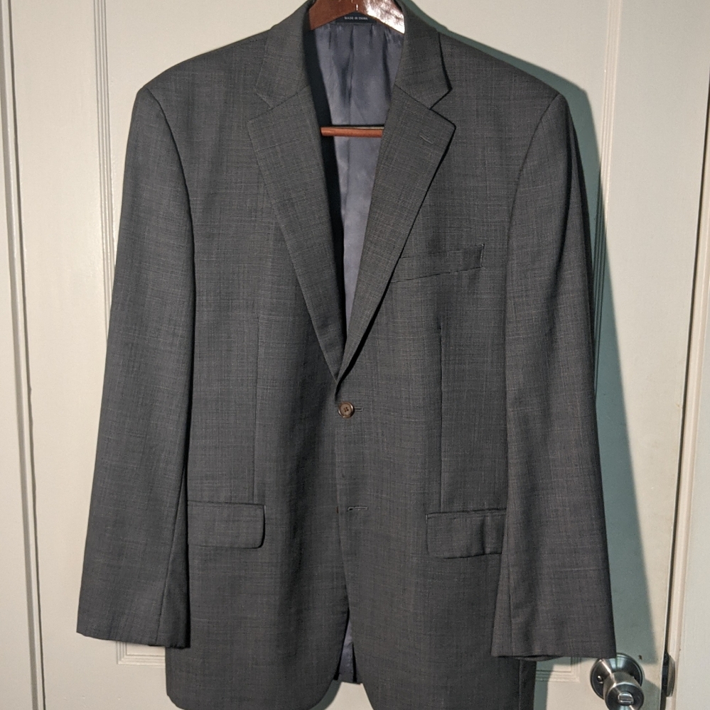 Ralph Lauren 100% Wool Gray Men's Blazer Size 42R
